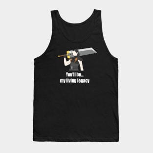 Sad Zack Fair Quote Final Fantasy VII Tank Top